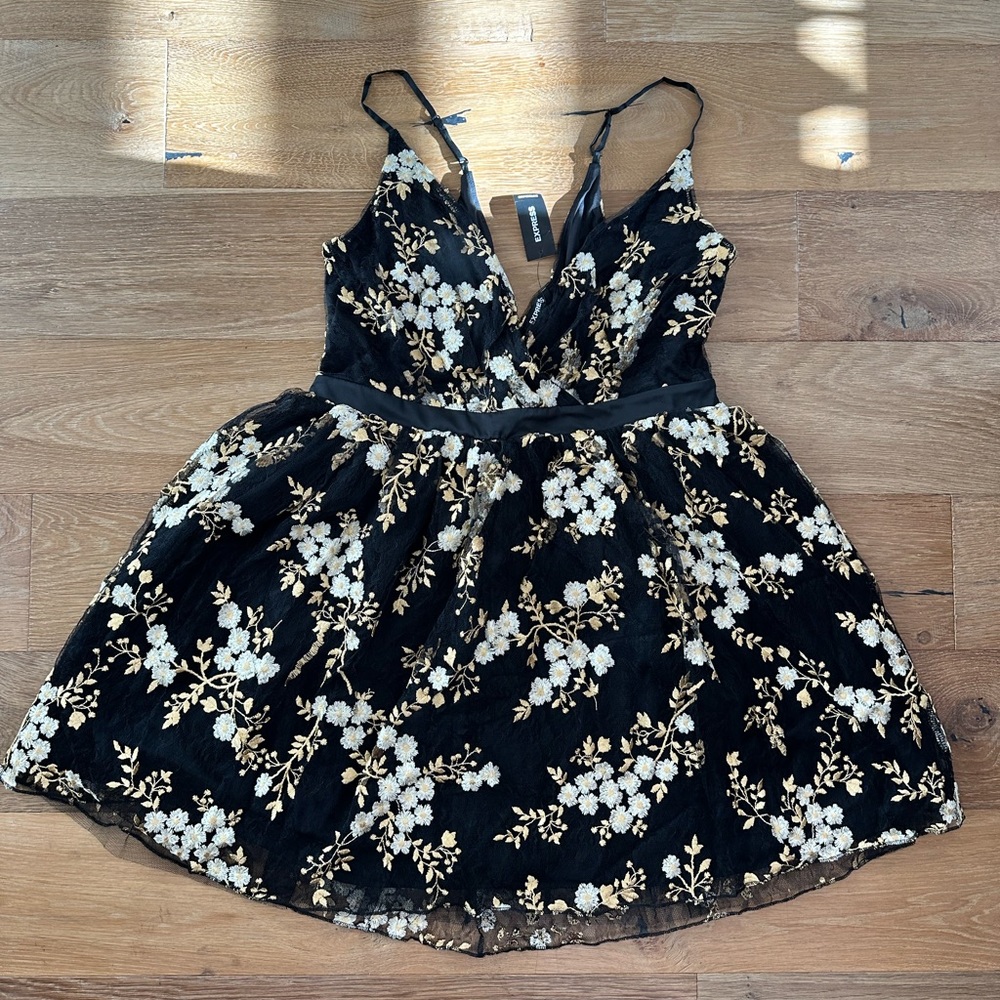 Express Floral Mini Dress